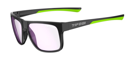 black and neon gaming glasses